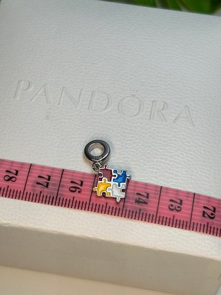 Charm Plata S925 Puzzle Multicolor