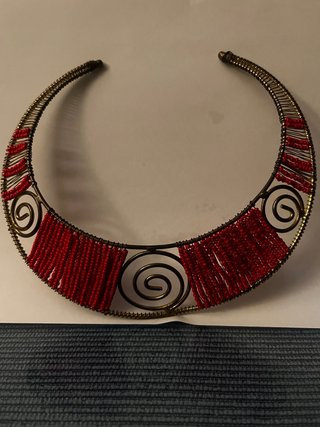 Collar artesanal Los Caños étnico boho UNICO