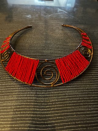 Collar artesanal Los Caños étnico boho UNICO