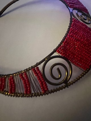 Collar artesanal Los Caños étnico boho UNICO