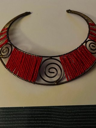 Collar artesanal Los Caños étnico boho UNICO