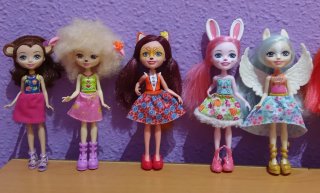 Lote Muñecas Enchantimals Mattel