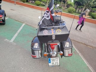 Moto Cruiser Negra