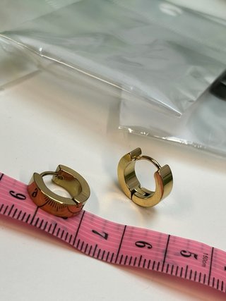 Pack 3 pares pendientes hombre acero inoxidable