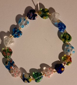 Braccialetto Cuoricini Multicolore