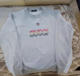 Sudadera Gucci Talla M Gris Multicolor