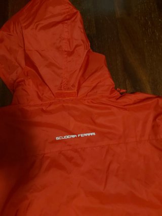 Chaqueta Cortavientos Ferrari Roja