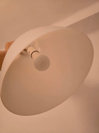 Lámpara techo colgante Ikea blanca