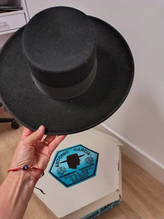 Sombrero ala ancha Antonio Garcia Negro