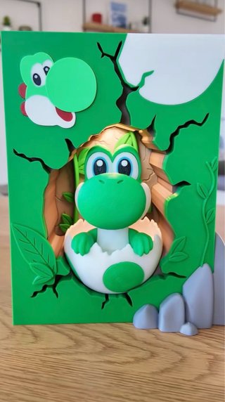 Lámpara Yoshi Super Mario Nintendo