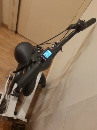 Bici Eléctrica Plegable Blanca