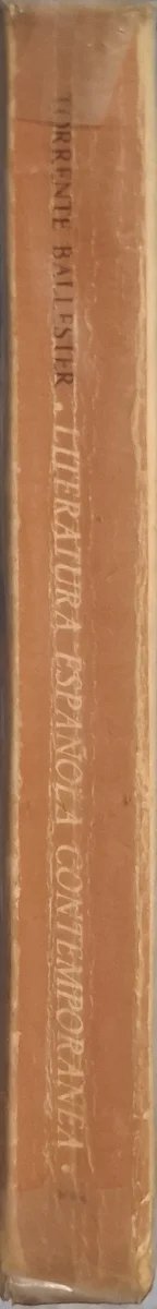 Literatura Española Contemporánea I.