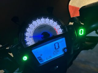 Kawasaki ER6N Negra y Verde