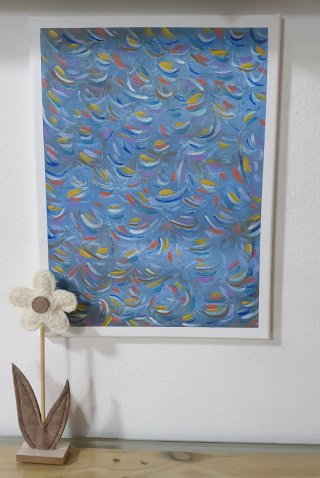 Quadro astratto su tela 30x40