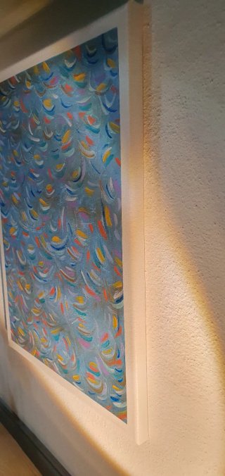 Quadro astratto su tela 30x40