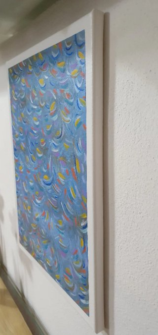 Quadro astratto su tela 30x40