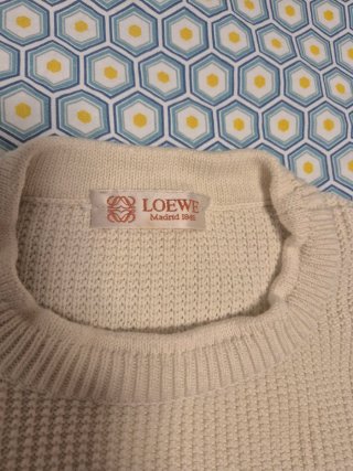 Jersey Loewe original 100% Algodón Beige