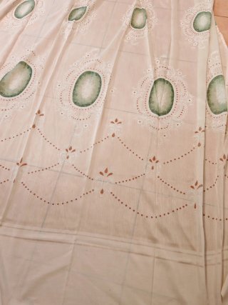 Cortina Vintage Grande Beige/Verde
