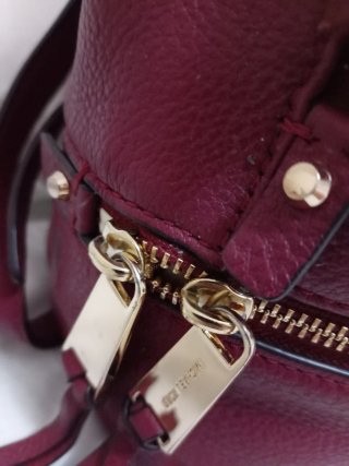 Mochila Michael Kors Roja Piel Usada 2 Veces'