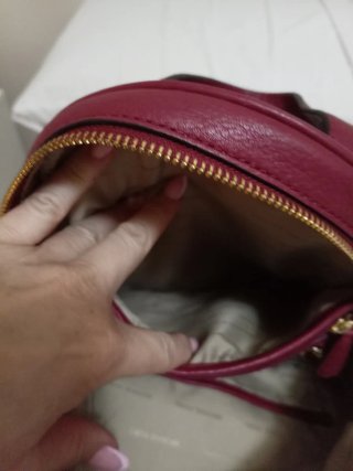 Mochila Michael Kors Roja Piel Usada 2 Veces'