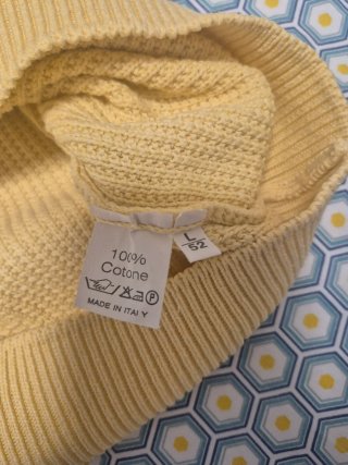 Jersey LOEWE original 100% Algodón Amarillo