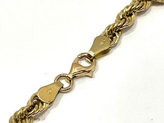 cadena oro 18k 28cm