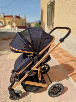 Carrito de bebé convertible en silleta