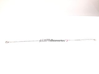 pulsera plata 925mm con piedra con circonita