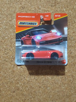Matchbox Porsche 911 Targa Rojo