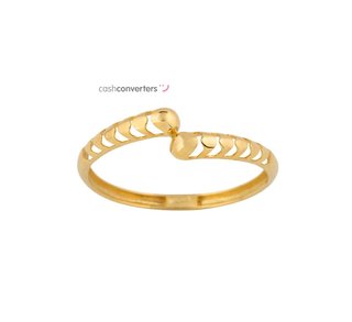 anillo oro 18k con circonita