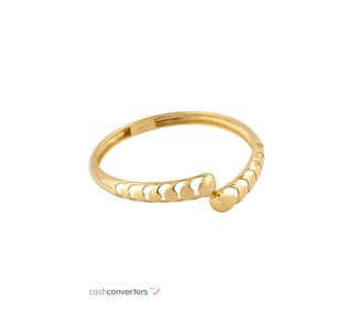 anillo oro 18k con circonita