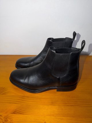 Botín Chelsea Piel Negro