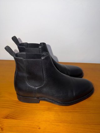 Botín Chelsea Piel Negro