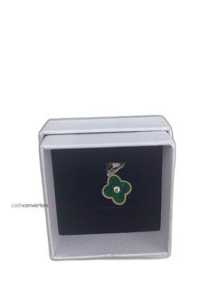 colgante oro 18k con piedra con circonita