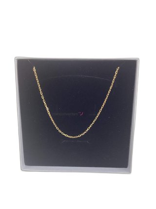 cadena oro 18k con circonita 25.5cm