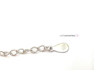 collar plata 925mm con piedra con circonita 22cm