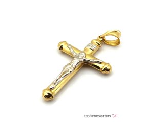 crucifijo oro 18k