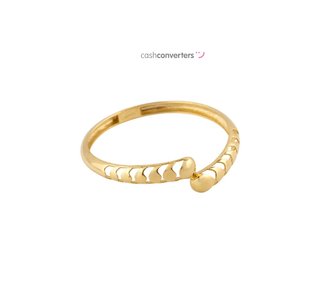 anillo oro 18k con circonita