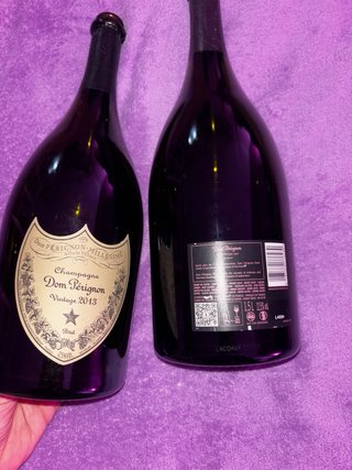 2 Bottiglie Magnum Dom Perignon Vuote 1500L
