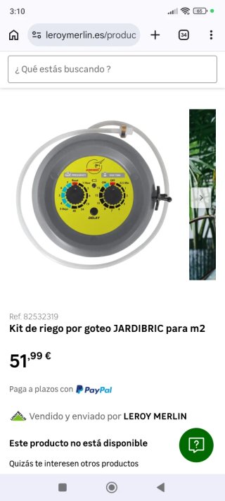 Programador riego Jardibric