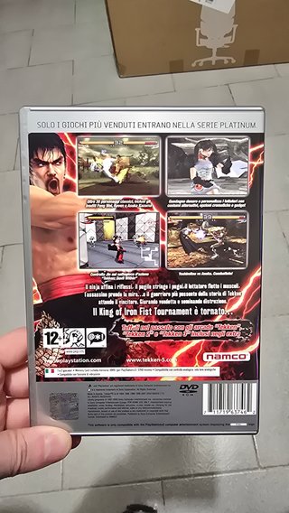 Tekken 5 Platinum PS2 PAL Completo