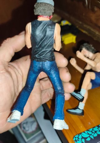 Figuras ACDC Brian Johnson y Angus Young