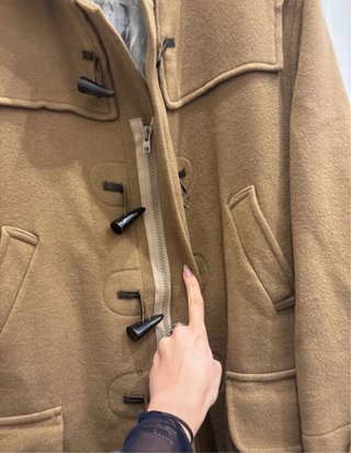 Cappotto Montgomery Uomo Marrone/Cammello