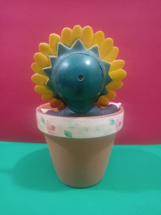 Muñeco niño girasol años 90 decoración