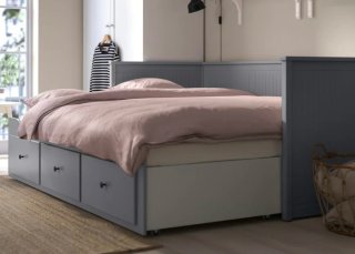 Sofá Cama Gris 80x200cm