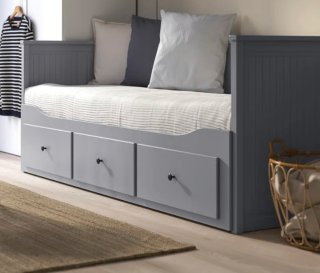 Sofá Cama Gris 80x200cm