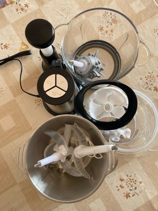 Picadora de acero inoxidable 3L