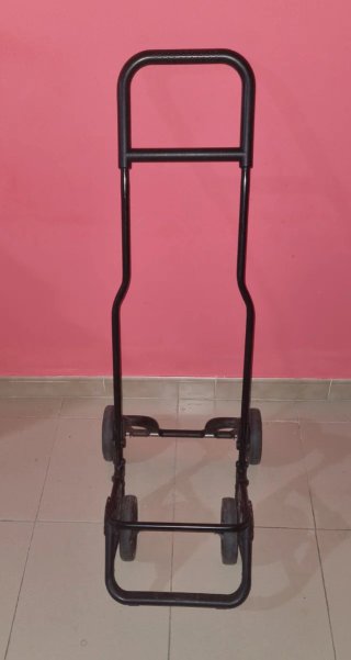 Carro Porta Cajas Doble Rueda Plegable