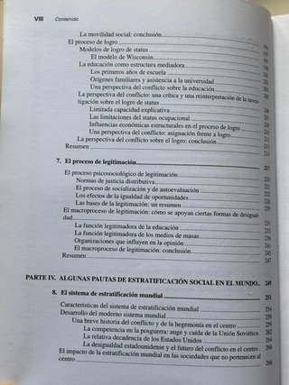 Estratificacion Social y Desigualdad