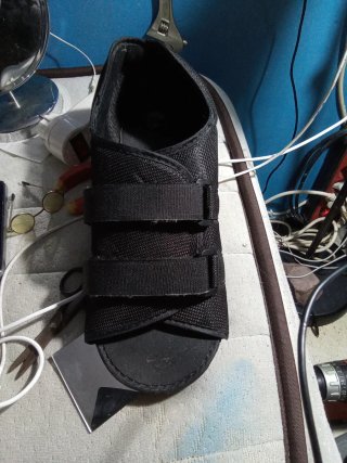 Zapato Postoperatorio Ortopédico Negro